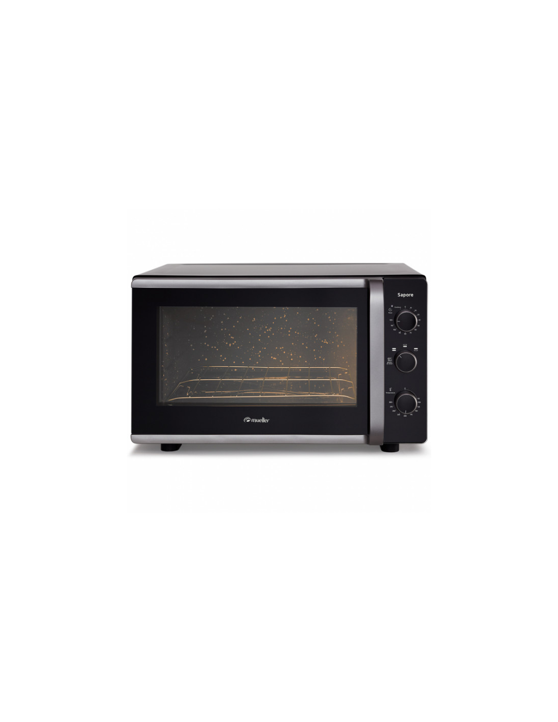 HORNO ELECTRICO MUELLER 44LTS SAPORE C/LUZ NEGRO 220V